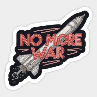 No More War Sticker